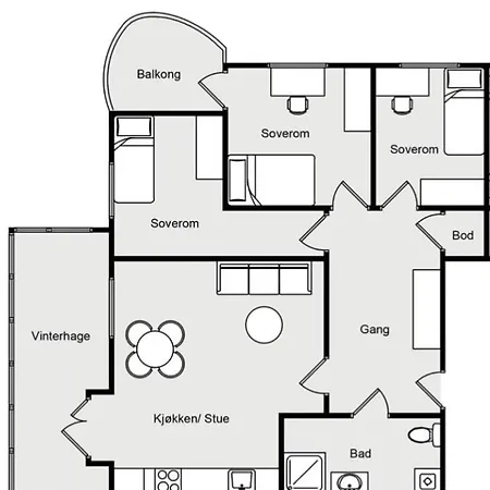Lägenhet 4 -rooms In